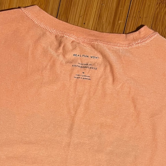 Anthropologie x Real Fun Graphic Muscle Tee Size M - Picture 9 of 16